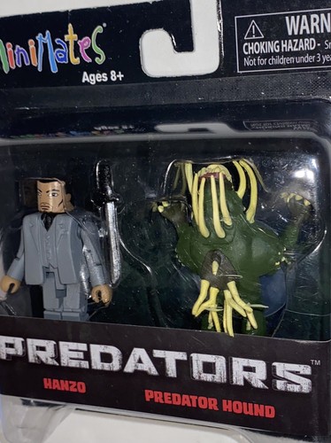 Predators Hanzo and Predator Hound Minimates 2” Figures Brody Rodriguez Movie - Picture 7 of 10