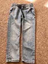 Cat  Jack Boys Denim Jogger Stretch Jeans w/Drawstring  Pockets - Size 4