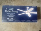 Harbor Breeze Seaholme 52 in Brushed Nickel Indoor/Outdoor Ceiling Fan w/ remote
