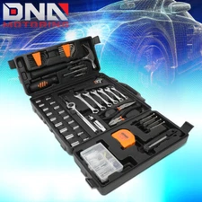 160 PCS HANDY HOUSEHOLD /GARAGE REPAIR HAND TOOL KIT SCREWDRIVER WRENCHES ORANGE