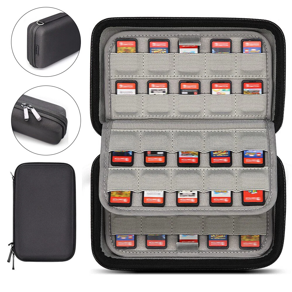80 Game Card Holder Storage Case for Nintendo Switch PS Vita SD