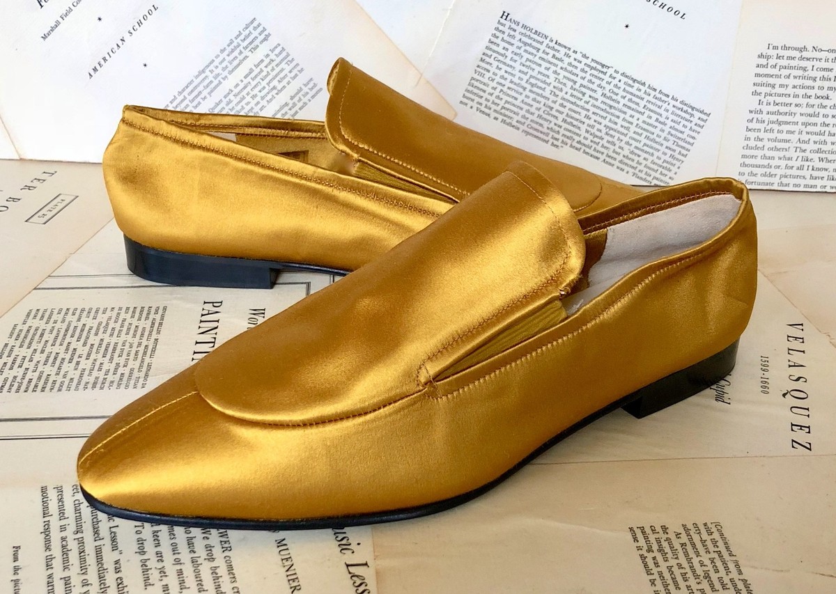 Mellow Yellow Mocassins Originaux Femme Anthropologie Joseph Satin