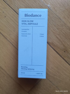 BIODANCE Skin Glow Vital Ampoule 50ml / 1.69 Floz Hyaluronic Acid Ceramide Seal