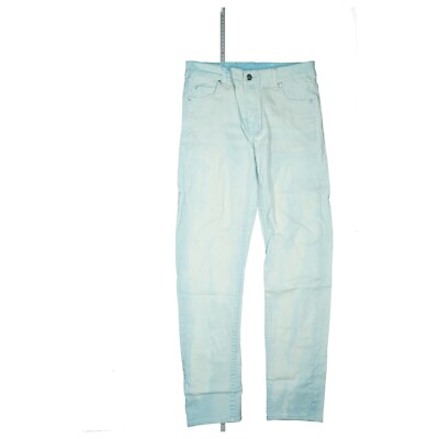 Cheap Monday Damen Jeans Hose stretch high Rise Slim 36 M W29 L30 acid Ice Blau 