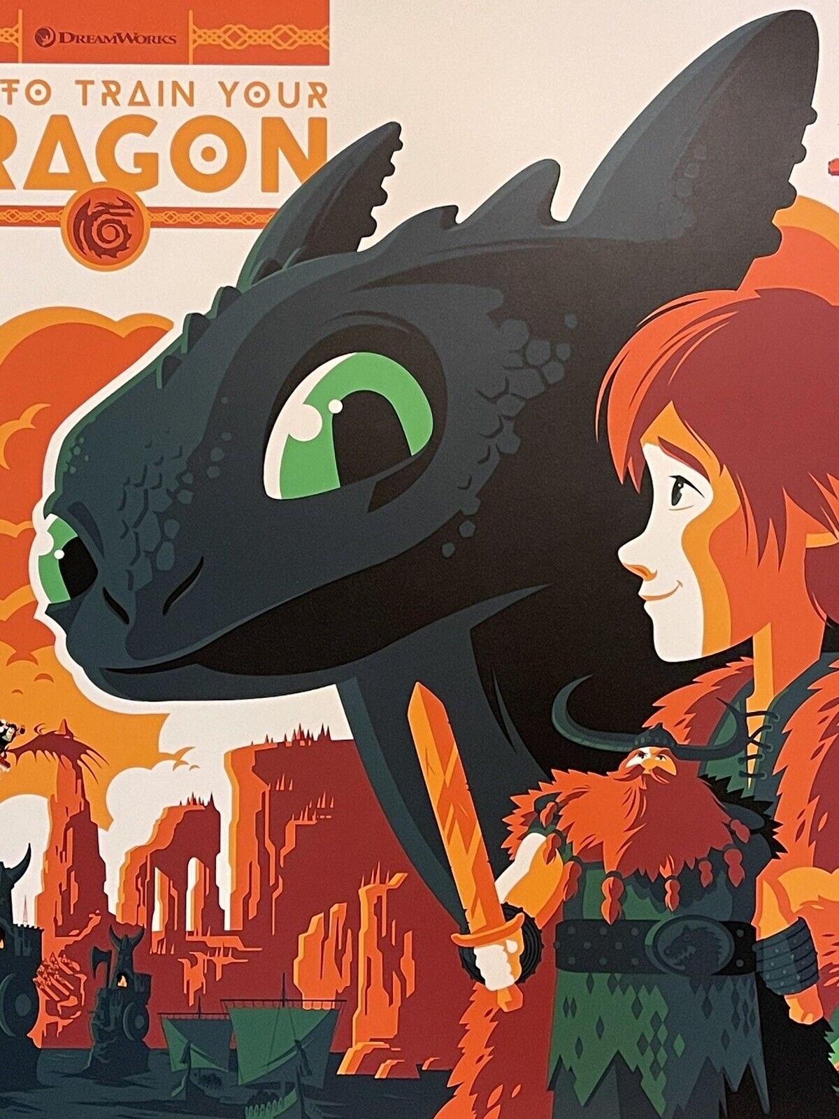 How to Train Your Dragon: Movie Poster Mural - Officially Licensed