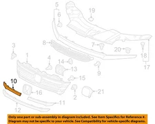 HONDA OEM 16-18 Pilot Grille Grille Components-Upper Molding 71122TG7A01