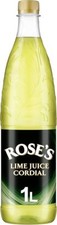 Rose Lime Juice Cordial Pack of 1ltr