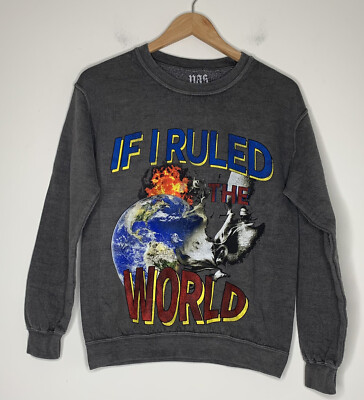 Nas If I Ruled The World Crew Neck Sweater Medium | eBay