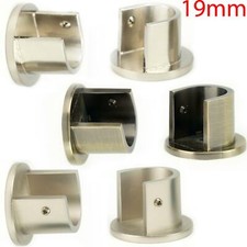Curtain Pole Recess Bracket Metal Wall Modern Recess Bracket to Fit 19mm Poles