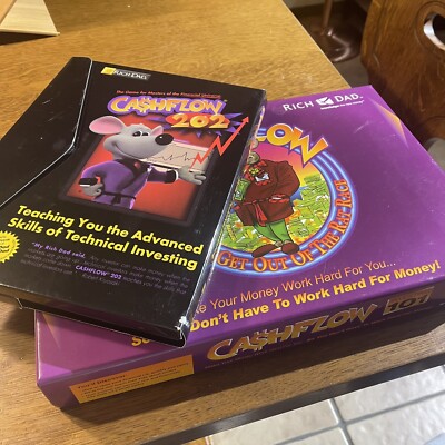 Cashflow 101 & 202 Brettspiel / Boardgame