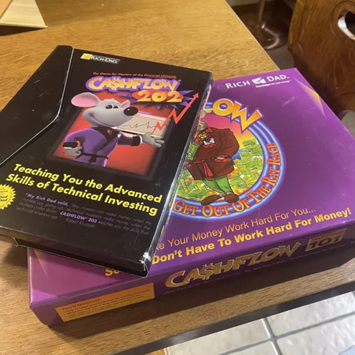 Cashflow 101 & 202 Brettspiel / Boardgame