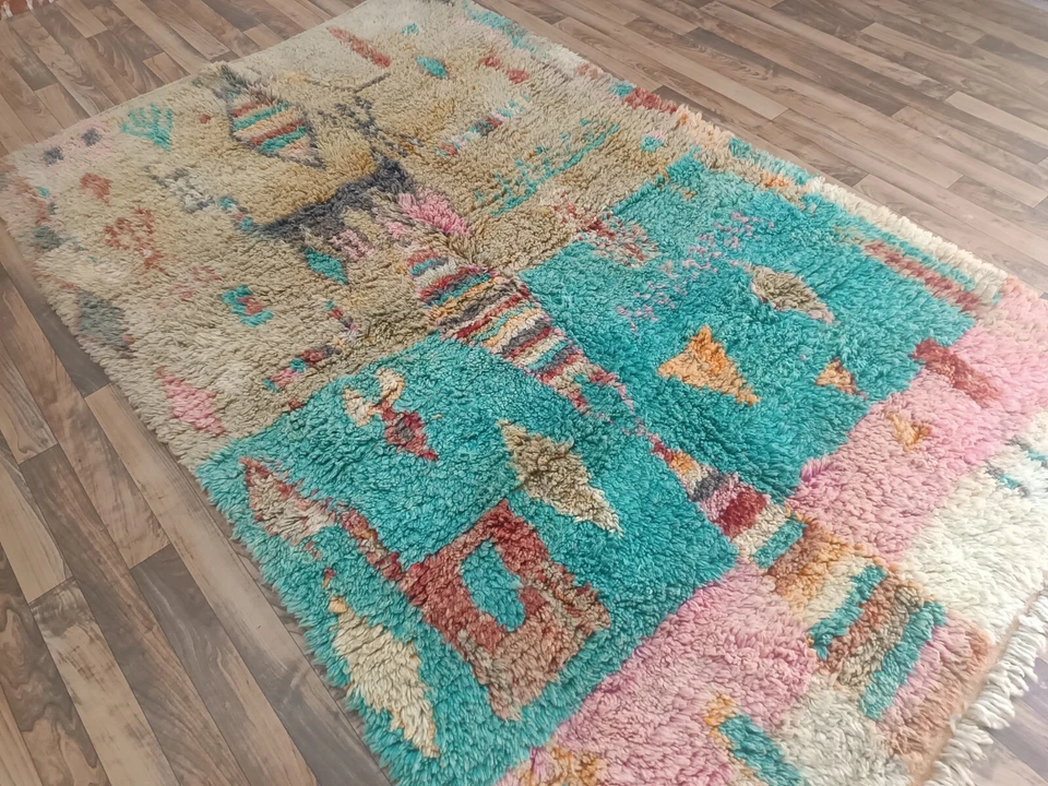 Alfombras de salón resistentes VERDES alfombras alfombras piso mejor alfombra alfombras exteriores Foto 3 de 4