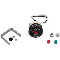 Chevy Custom Fuel Gauge, Black Face, With White Numbers & Orange Needle, on sale Chevy Custom Fuel Gauge, Black Face, With White Numbers & Orange Needle, on sale