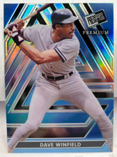 Dave Winfield 2024 Leaf Press Pass Premium NSCC National PLATINUM Blue #'d 1/3