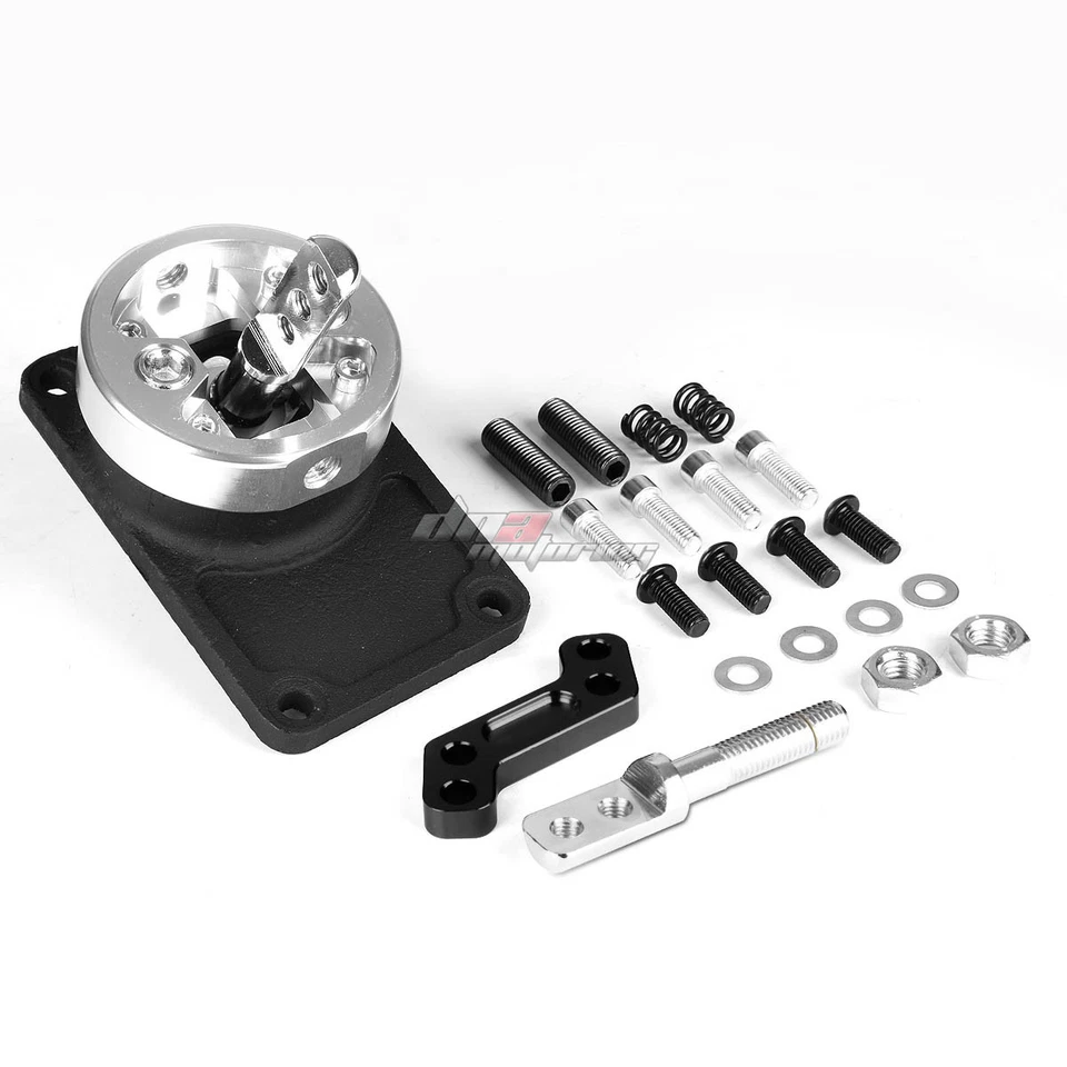 ALUMINIO MANUAL CARRERAS TIRO CORTO CAMBIO RÁPIDO NEGRO PARA 83-04 MUSTANG CON OD Foto 2 de 4