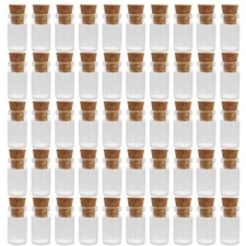 Super Z Outlet Mini Tiny Clear Glass Jars Bottles With Cork Stoppers F