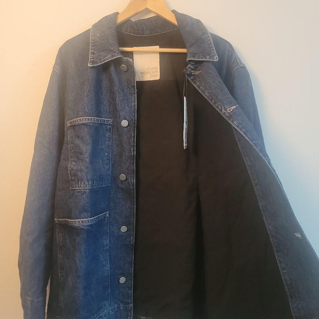 【未使用タグ付】STUDIO NICHOLSON + ZARA カバーオール　Ｍ 未使用タグ付】STUDIO NICHOLSON + ZARA カバーオール M