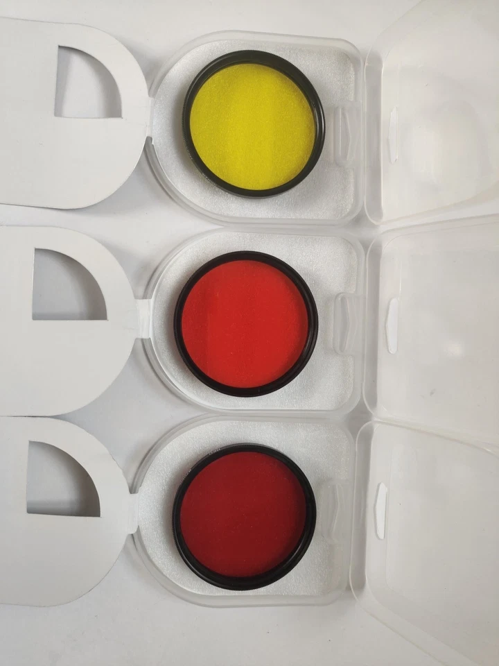 67mm Colour Camera Filter Set Red Orange Yellow For SLR Lens 67mm Threaded - Image 2 of 4