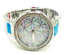 INVICTA PRE OWNED WATCH WILDFLOWER 28823 34mm PC21J QUARTZ NO BOX