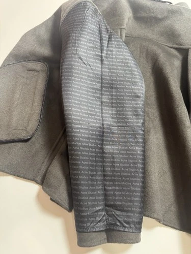 Acne Studios Short Wool Jacket Grey Size 46 image 5