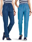 Elasticated Waist Pull On Jeans (Pack of 2