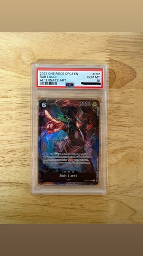 Rob Lucci (Alternate Art) graded PSA 10 for sale on eBay