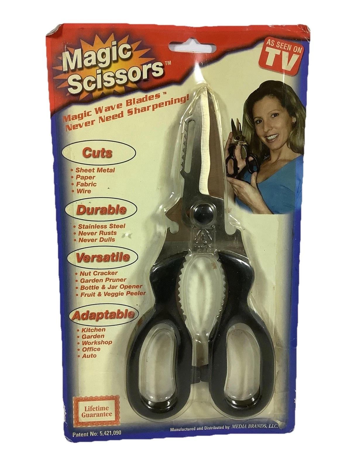 Scissors Multi Use Magic Scissors Stainless Steel By Media Brands 1999 TV NEW!
Opens in a new window