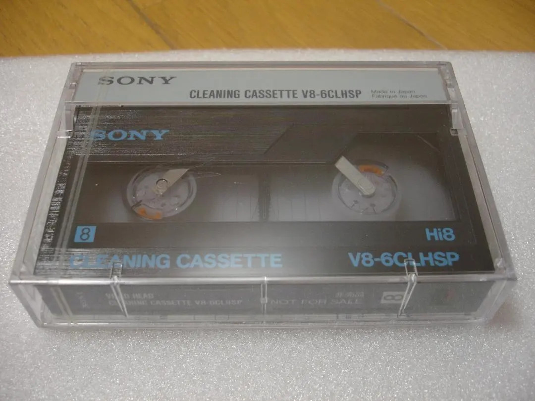 【 NEW SEALED 】SONY V8-6CLHSP 8mm / Hi8 Video Head Cleaner Cleaning Cassette Tape