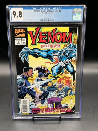 Venom: Nights of Vengeance #2 (Marvel Comics Sept 1994) CGC Graded 9.8 Wht Pgs