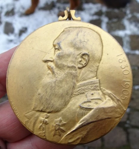 Medal 1830 1905 Leopold II Belgium on 75 Years of Independence
