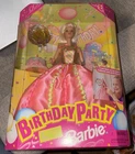 1998 Birthday Party Barbie W/Cake Balloons Card  #22905 New In Box Vintage NRFB