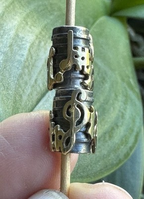 Original Trollbeads Hallelujah TAGBE-00113 Bicolor 925 Silber & 18K Gold, Retire