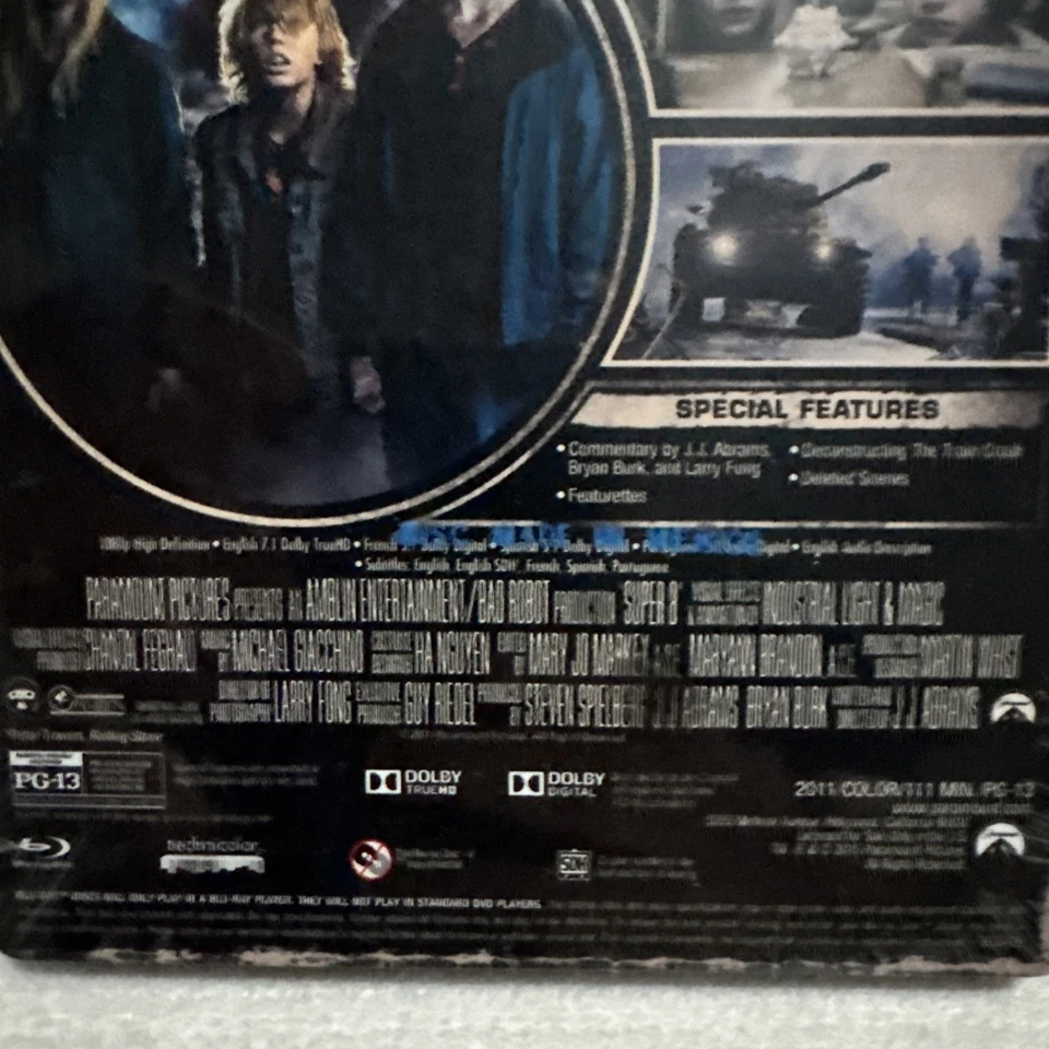 SUPER 8 Metalpak / Steelbook (Blu-ray, 2015) Target Exclusive New Sealed - Image 3 of 4