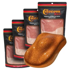 Custom Shop - Orange - 1-Pound Large Flake .025 Micron Size