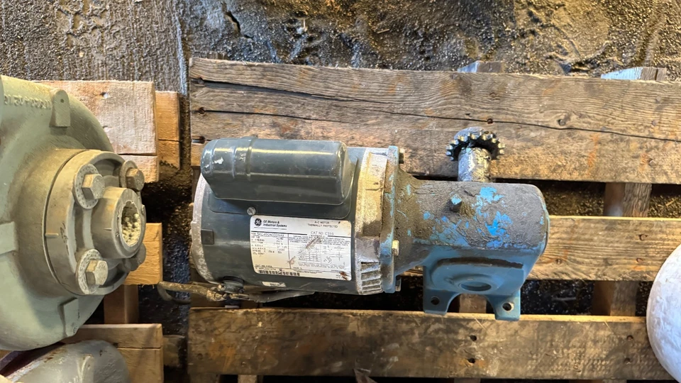 GE 5KC49GN0009AX 1/2 HP 115/230 voltios 1725 rpm con reducción de engranajes 20:1 Morse 96AMJ4 Foto 3 de 4