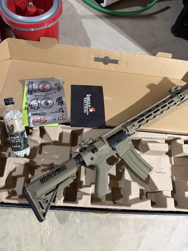 Lancer Tactical air-soft Rifle