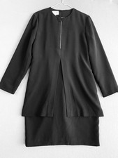Evan Picone Black Long sleeved Glam Party Dress Rhinestones 10 Petite