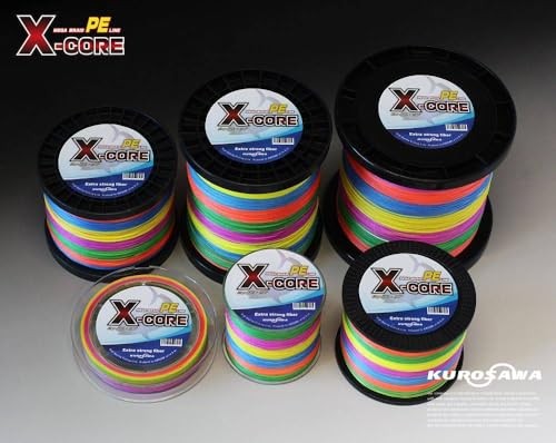 NEW KUROSAWA PE Fishing Line X-CORE Clear White 500m 4Strands Size 2 28lb/12.7kg - Image 5