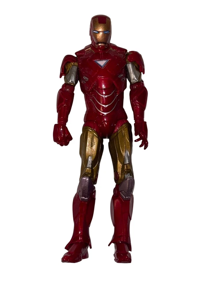 Lote de 3 figuras de acción Iron Man 2 Fury Of Combat/TRU Ex Iron Man Mark Vi 2010 4" Foto 3 de 4