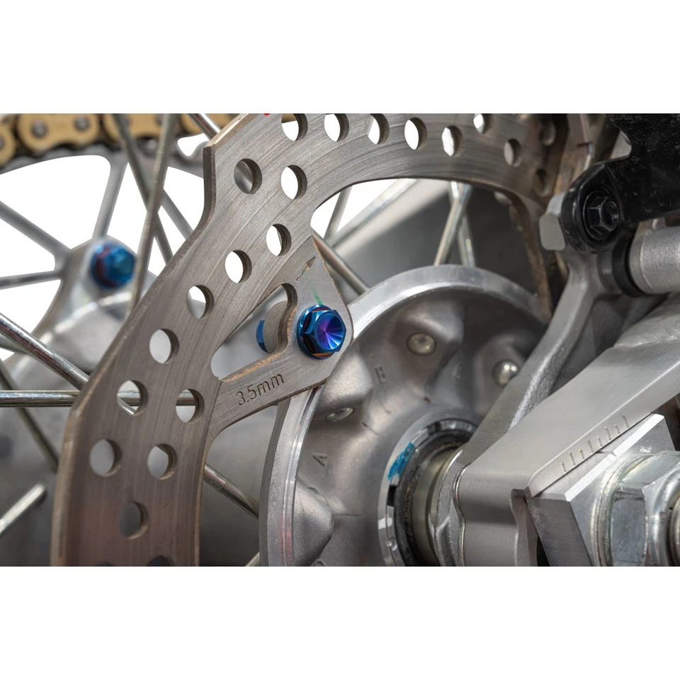 Комплект титановых болтов ротора Tusk Burnt Blue 2119370004 - Изображение 4 из 4