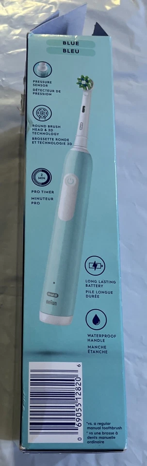 Oral B Pro 1000 Cepillo de Dientes Recargable Azul Nuevo Dmged Caja Abierta Foto 4 de 4