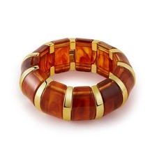 Cute Colorful Acrylic Resin Bangle Bracelets Vintage Chunky Wide Geometric Wrist