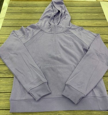 Camp David Womens Medium Purple Hooded Sweatshirt With Northwestern Embroidery