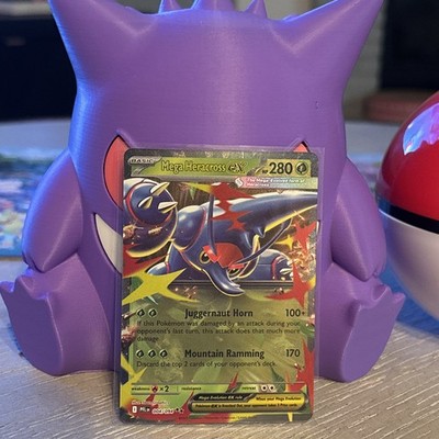 Pokémon TCG Mega Evolution Phantasmal Flames Mega Heracross EX 004/094 Holo NM