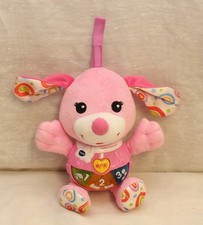 VTech Baby Cuddle Sing Puppy Dog Musical Talking Sensory Toy Plush WORKS