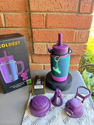 2DAY SALE RARE Coldest 15oz ROCKETSHIP Limitless , 3 Lids  Leak proof, NIB