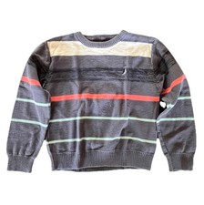 Nautica Size 5/6 Boys Sweater Blue White