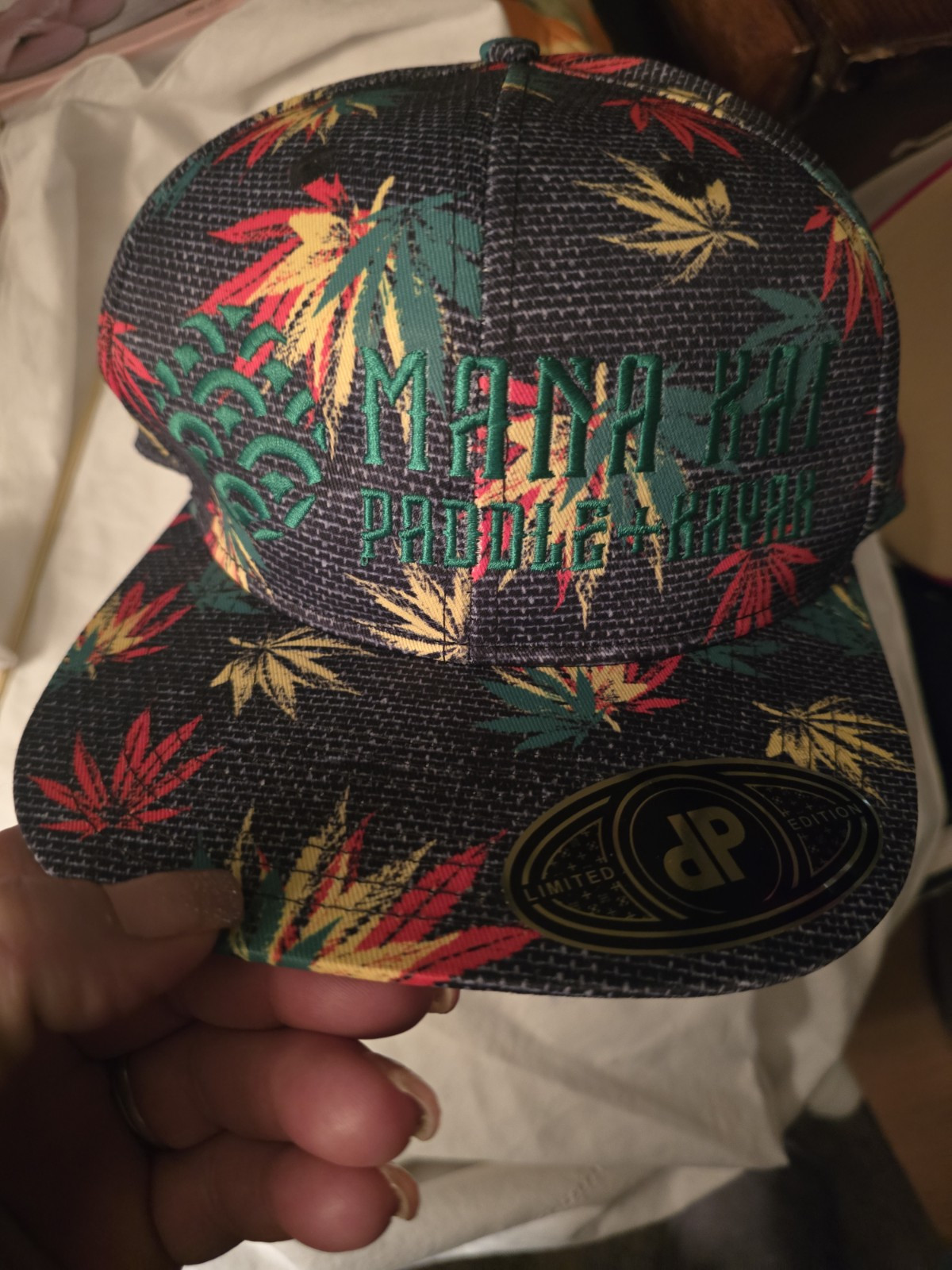 Double Portion Hat Mana Kai Paddle Kayak in Red Yellow Green