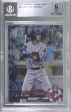 2017 Bowman Draft Chrome Tyler Freeman #BDC-42 BGS 9 MINT kd0