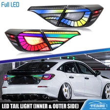 TT-ABC RGB LED Tail Lights For Honda Civic 11th Gen Sedan 2022-2025 Animation